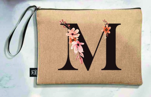 handbag letter m - wedding gifts